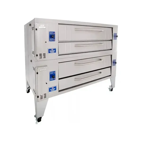Bakers Pride Y-602, Double-Stacked Gas Pizza Oven