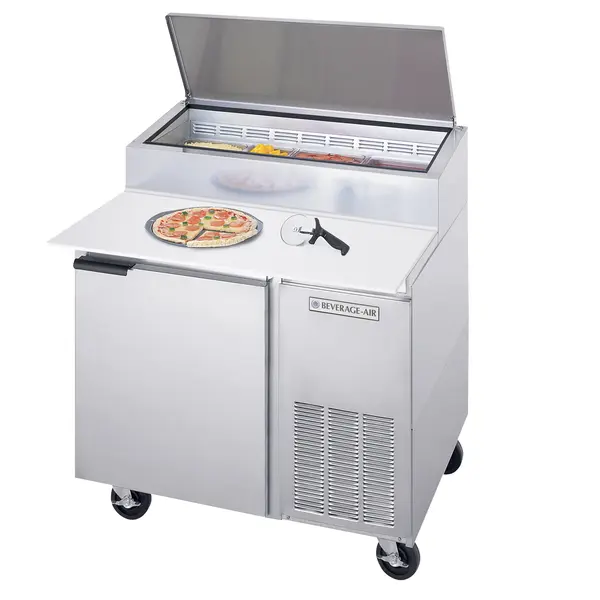 Beverage Air DP46, 46-Inch Pizza Prep Table, UL, cUL, UL-EPH, NSF
