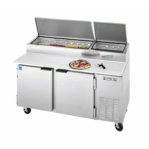 Beverage Air DP67, 67-Inch Pizza Prep Table, UL, cUL, UL-EPH, NSF