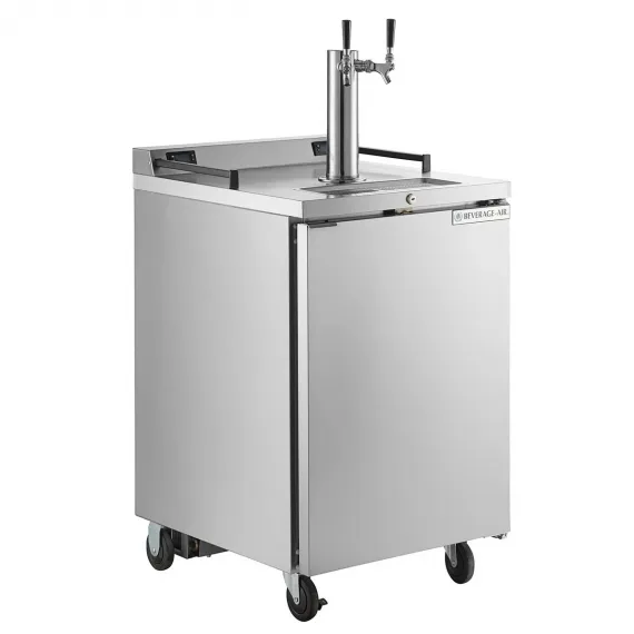 Beverage Air DZ24-1-S, 24-Inch Dual Zone Bar Mobile in Stainless Steel