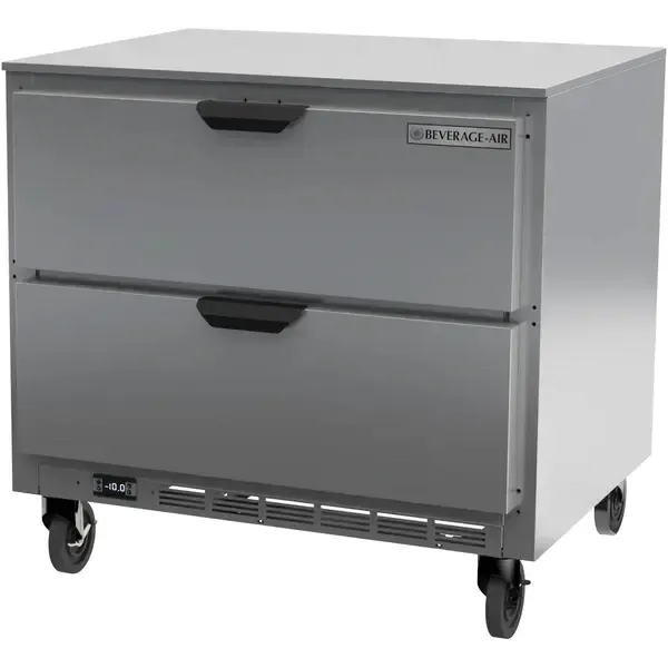 Beverage Air UCFD36AHC-2, 36-Inch Undercounter Two Drawer Freezer
