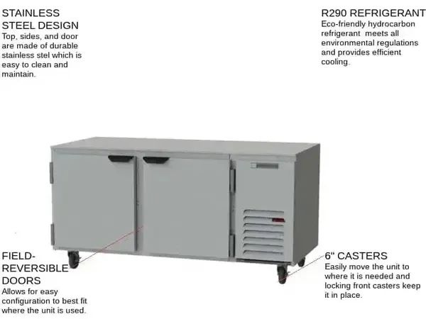 Beverage Air UCR67AHC, Undercounter Reach-In Refrigerator