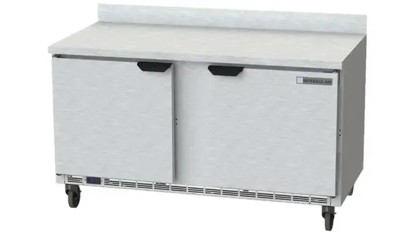 Beverage Air WTF60AHC, 60-Inch Worktop Two Door Freezer