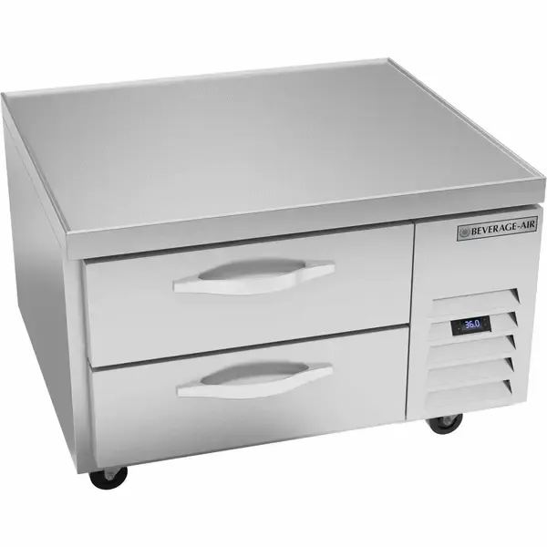 Beverage Air WTRCS36HC, 36-Inch Two Drawer Chef Base Refrigerator