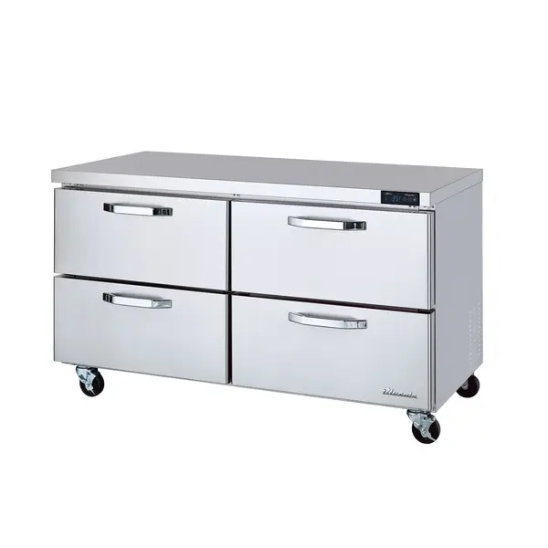 Blue Air BLUR60-D4-HC, 60-inch 4 Drawers Undercounter Refrigerator, 16.5 Cu. Ft.