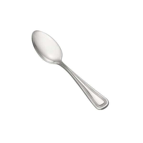 C.A.C. 3008-09, 4.75-Inch 18/0 Stainless Steel Black Pearl Demitasse Spoon, DZ