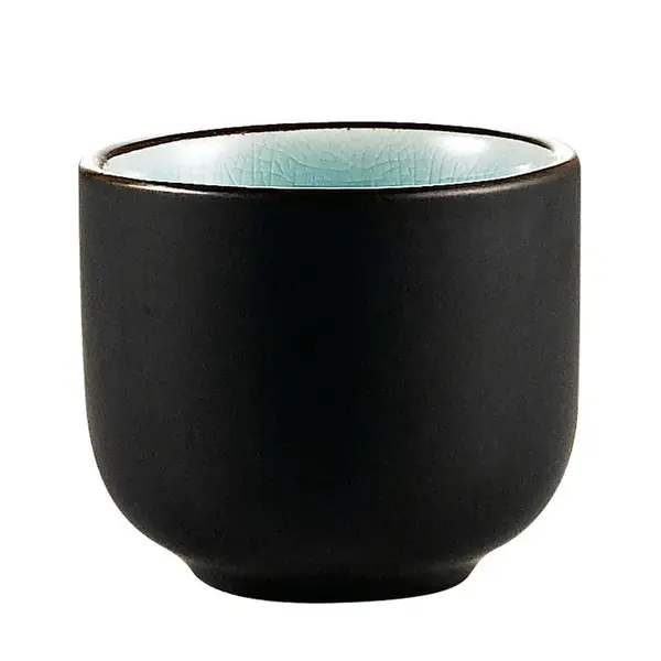 C.A.C. 666-WC-BLU, 1.5 Oz 2-Inch Blue Japanese Style Sake Cup, 6 DZ/CS