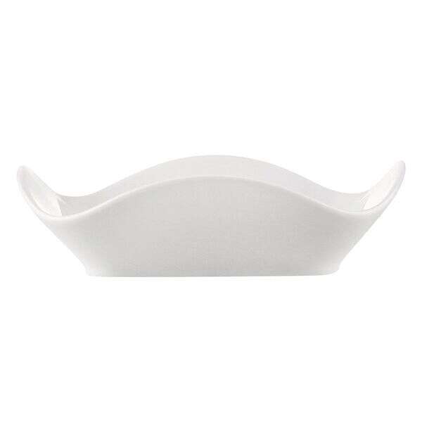 C.A.C. AFD-7, 7.75-Inch White Porcelain Alice Floral Dish, 3 DZ/CS