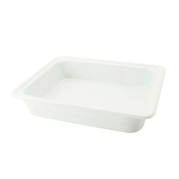 C.A.C. BF-102, 12.75x10.38x2.5-Inch Rectangle Porcelain Pan, 6 PC/CS