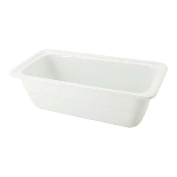 C.A.C. BF-103D, 12.75x6.87x4-Inch Rectangle Porcelain Pan, 6 PC/CS