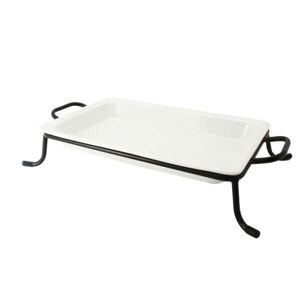 C.A.C. BF-G111, 20.87-Inch Food Pan Set with Rack, 4-Set/CS