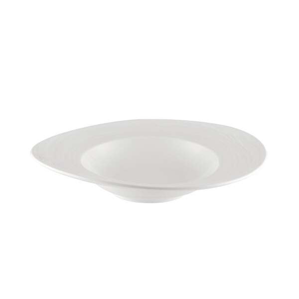 C.A.C. BHM-120, 13 Oz 12-Inch Porcelain Bone White Round Bahamas Pasta Bowl, DZ
