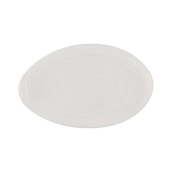 C.A.C. BHM-61, 16-Inch Porcelain Bone White Platter, DZ