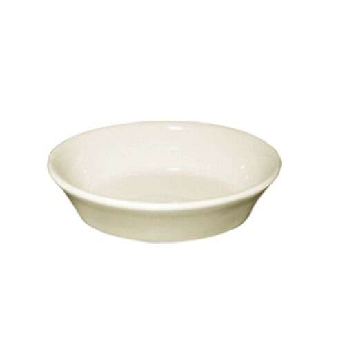 C.A.C. BKW-5, 6 Oz 5.5-Inch White Stoneware Oval Baking Dish, 3 DZ/CS