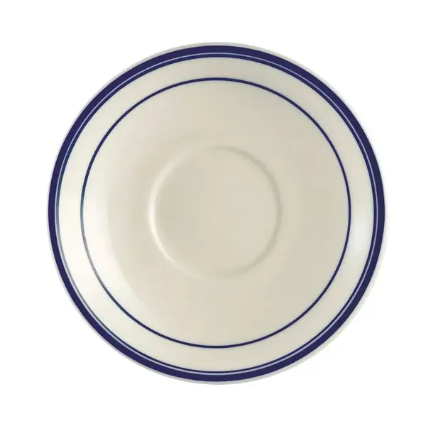 C.A.C. BLU-2, 6-Inch Stoneware Saucer For BLU-1, 3 DZ/CS