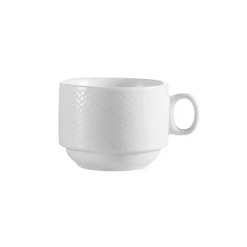 C.A.C. ВЅT-35, 3.5 Oz 2.62-Inch Boston White Porcelain Stacking Cup, 3 DZ/CS