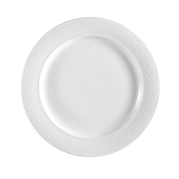 C.A.C. ВЅT-9, 10-Inch Boston White Porcelain Plate, 2 DZ/CS