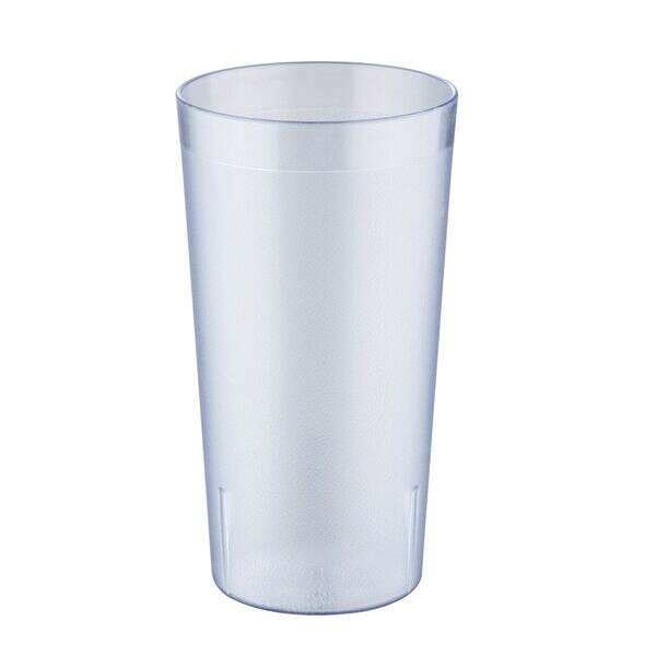C.A.C. BVPT-32BL, 32 Oz Poly Pebble Textured Blue Tumbler, DZ