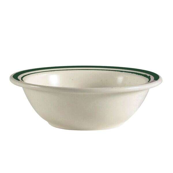 C.A.C. CES-10, 13 Oz 6 3/8-Inch Stoneware Emerald Grapefruit Dish, 3 DZ/CS
