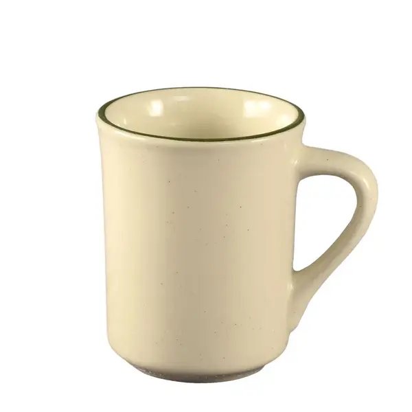 C.A.C. CES-17, 8 Oz 3 1/8-Inch Stoneware Emerald Ventura Mug, 3 DZ/CS