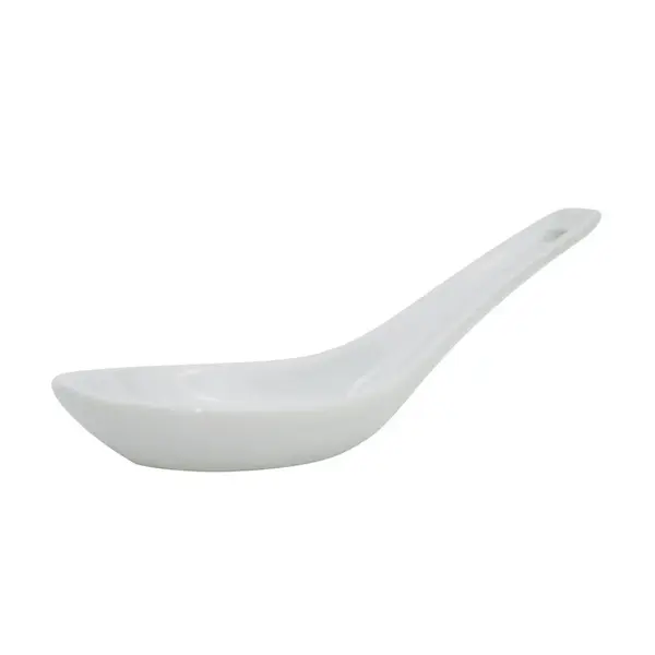 C.A.C. CN-40, 4.5-Inch White Porcelain Soup Spoon, 6 DZ/CS