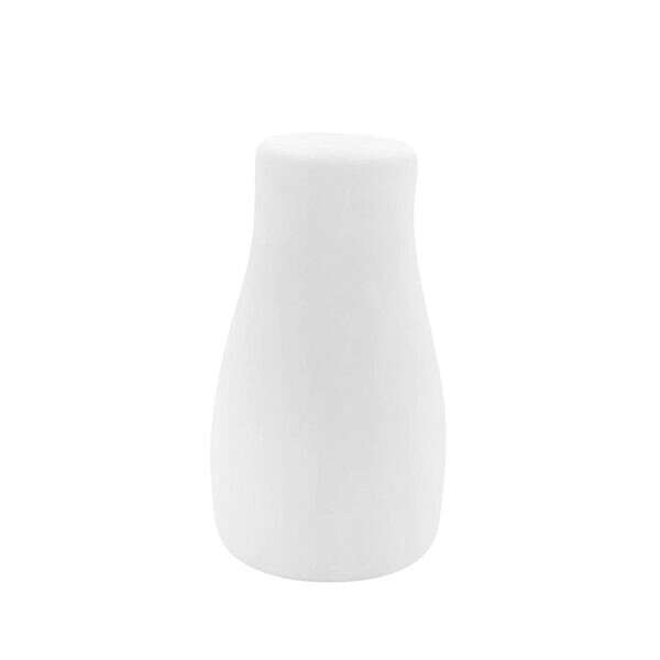 C.A.C. CN-SS, 1.25-Inch White Porcelain Salt Shaker, 4 DZ/CS