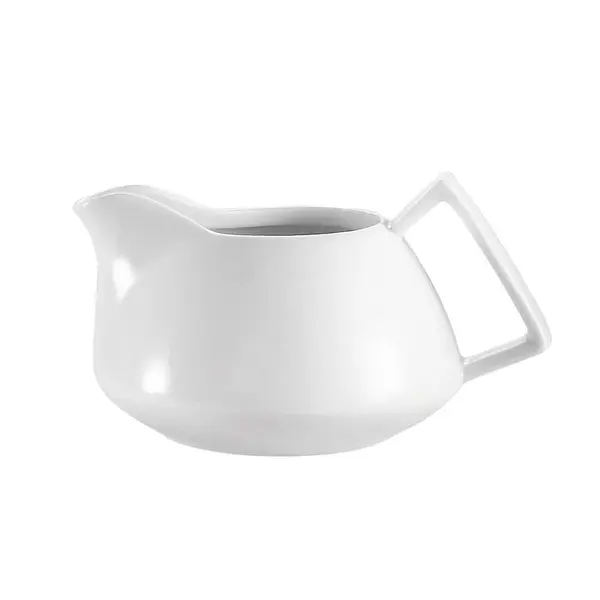 C.A.C. COL-PC, 8 Oz 5.25-Inch Super White Porcelain Creamer, 3 DZ/CS