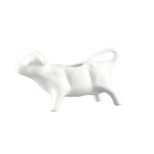 C.A.C. COW-PC, 4 Oz 6-Inch Porcelain Cow Shape Creamer, 3 DZ/CS