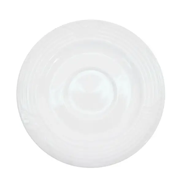 C.A.C. CRO-2, 6-Inch Super White Porcelain Saucer For CRO-1, CRO-1-S, 3 DZ/CS
