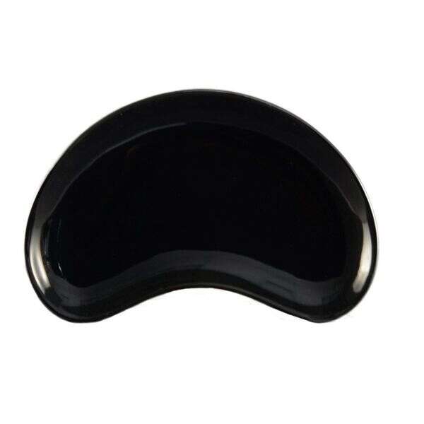 C.A.C. CRS-8-BLK, 8.75-Inch Festiware Black Porcelain Salad Plate, 3 DZ/CS