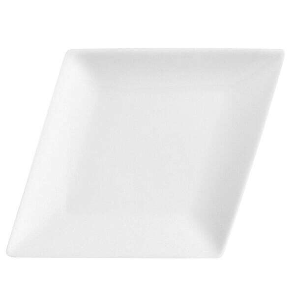 C.A.C. DM-13, 12-Inch Porcelain Diamond Narrow Rim Rhombus Platter, DZ