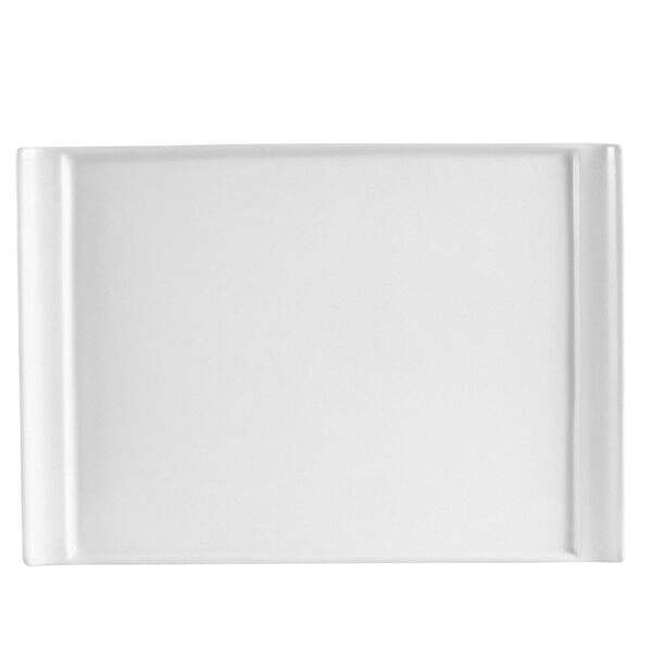 C.A.C. DYN-16, 10-Inch White Porcelain Rectangular Platter, DZ