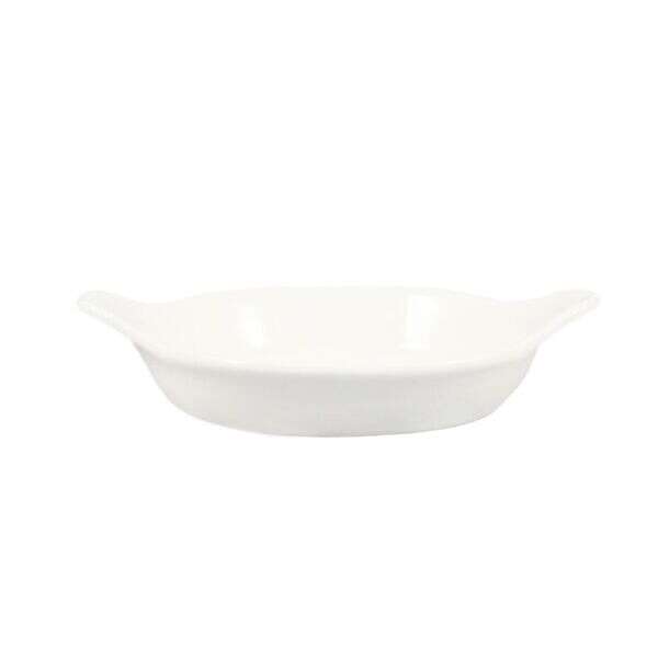 C.A.C. EGD-12, 16 Oz Bone White Stoneware Shirred Egg Dish, DZ