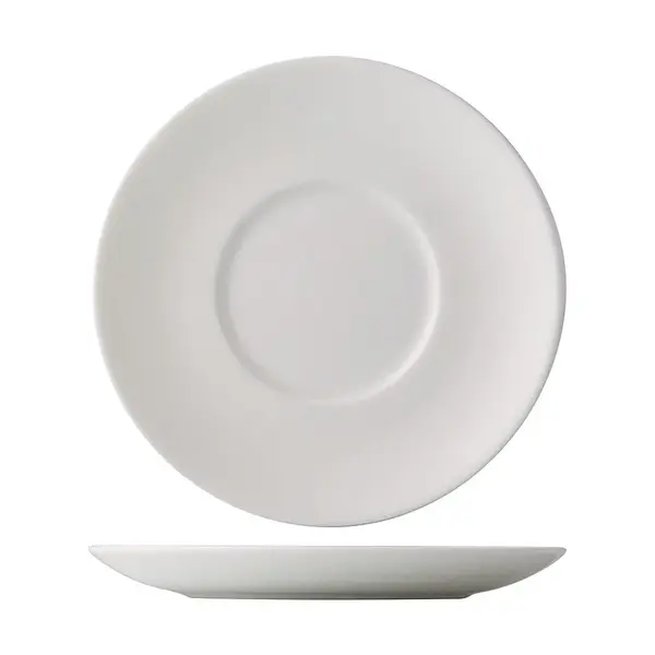 C.A.C. EVT-36, 4.62-Inch Porcelain Saucer for EVT-35, 3 DZ/CS