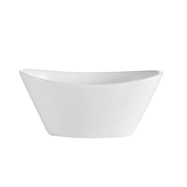 C.A.C. F-OV6, 6.5 Oz 5.75-Inch Porcelain Sushia Oval Fruit Bowl, 3 DZ/CS