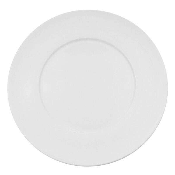 C.A.C. FDP-23, 12-Inch White Porcelain Thin Flat Plate, DZ