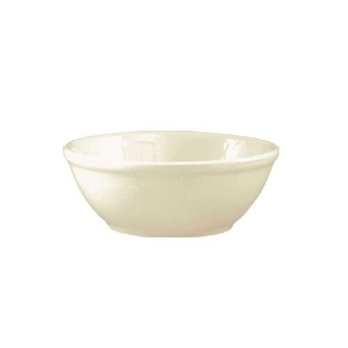 C.A.C. FR-15, 12.5 Oz 5.62-Inch White Stoneware Franklin Nappie, 3 DZ/CS