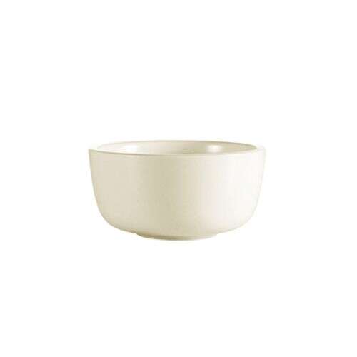C.A.C. FR-95B, 9.5 Oz 4.37-Inch White Stoneware Jung Bowl, 3 DZ/CS