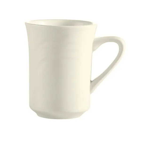 C.A.C. GAD-17, 8 oz 3-Inch Bone White Porcelain Coffee Mug, 3 DZ/CS