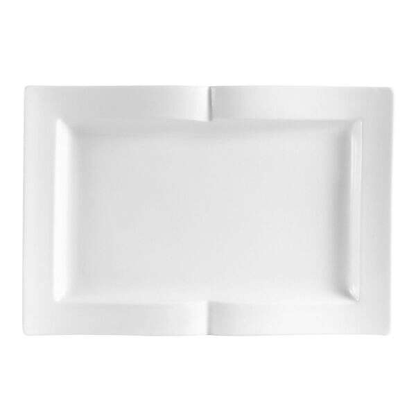 C.A.C. GBK-13, 12-Inch Goldbook Porcelain Rectangular Platter, DZ