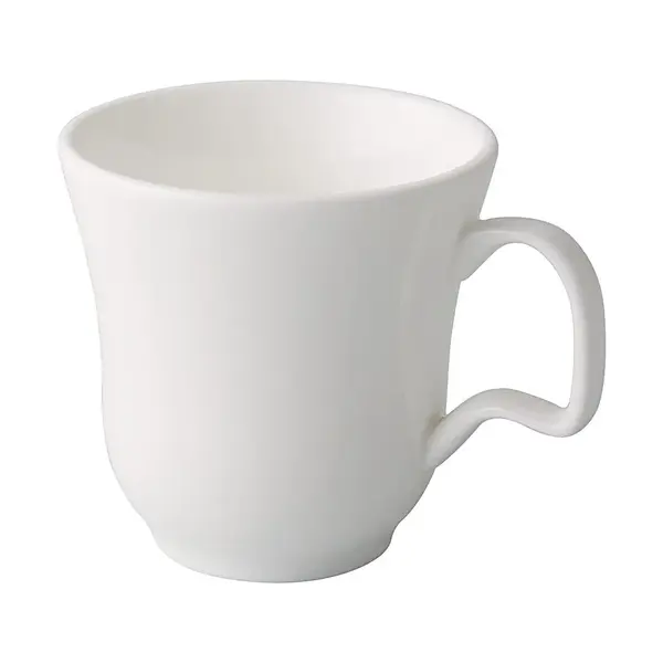 C.A.C. GDC-1-G, 8 Oz 3.37-Inch Porcelain Grace Cup with Handle, 3 DZ/CS