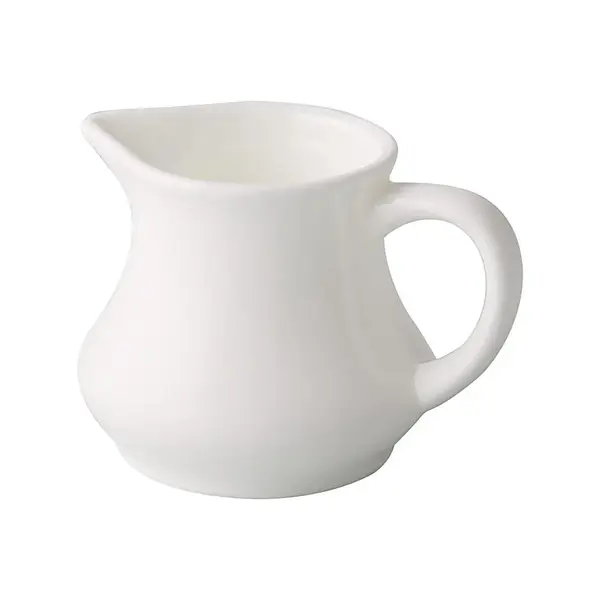 C.A.C. GDC-PC4, 4 Oz 2.75-Inch White Porcelain Creamer with Handle, 3 DZ/CS