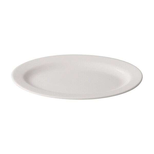 C.A.C. GW-13, 11.5-Inch Porcelain Bone White Oval Platter, DZ