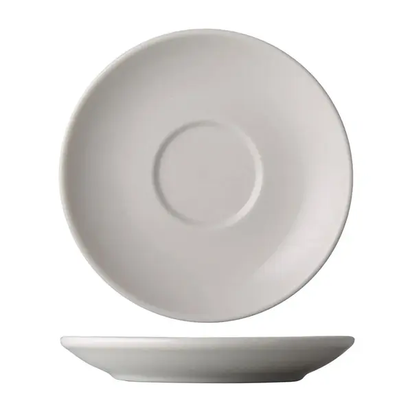 C.A.C. GW-36, 4.5-Inch Porcelain Bone White Saucer for GW-35 , 3 DZ/CS
