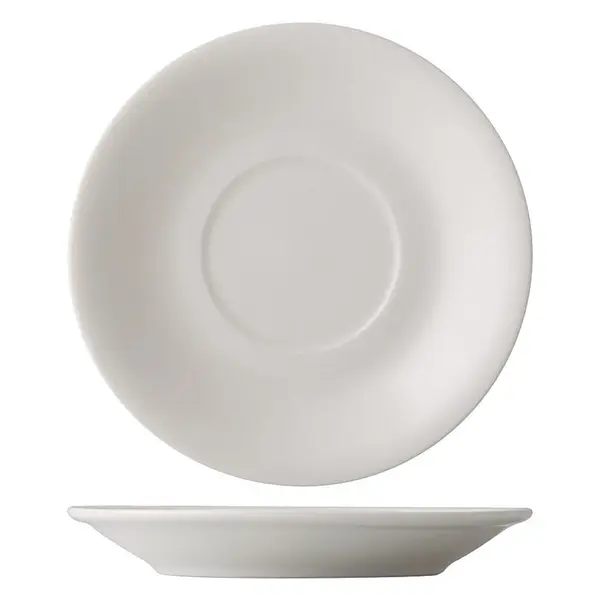 C.A.C. GW-57, 6.87-Inch Porcelain Bone White Saucer for GW-56, 3 DZ/CS