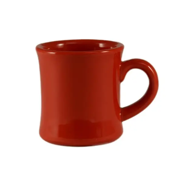 C.A.C. HAR-75-R, 7.5 Oz 3.25-Inch Red Stoneware Hartford Mug, 3 DZ/CS