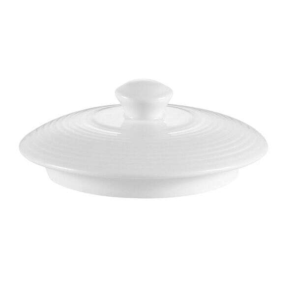C.A.C. HMY-121-LID, 4-Inch Harmony Porcelain Lid for HMY-121 Pasta Bowl, 3 DZ/CS
