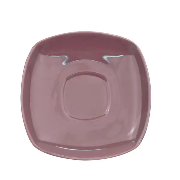 C.A.C. KC-2-PLM, 6-Inch Plum Stoneware Saucer for KC-1-PLM, 3 DZ/CS