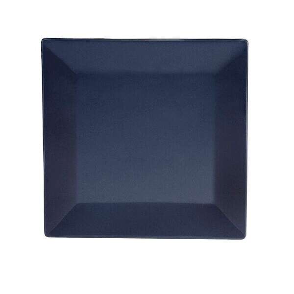 C.A.C. KC-8-CBU, 8-Inch Cobalt Blue Stoneware Square Plate, 2 DZ/CS