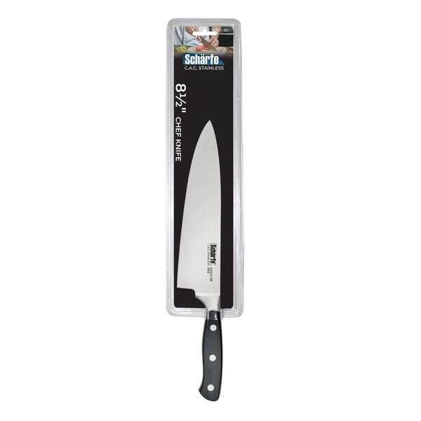 C.A.C. KFCC-85, 8.5-inch Scharfe Stainless Steel Forged Chef Knife